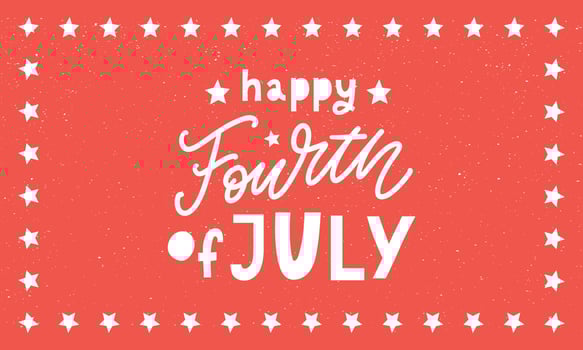 Fourth 4 of July stylish american independence day design Fourth of July vector