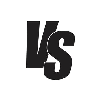 Versus vector icon.