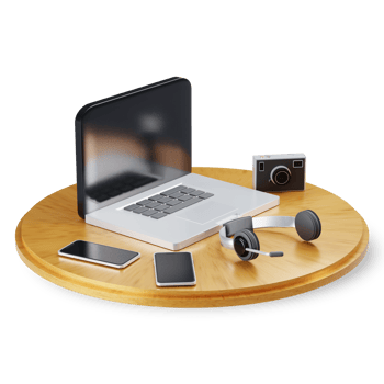 3d Multimedia Device Computer png