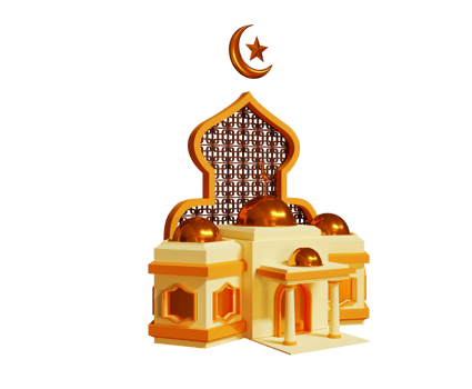 3d Eid Mubarak png