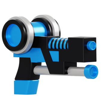 3d gaming gun object png
