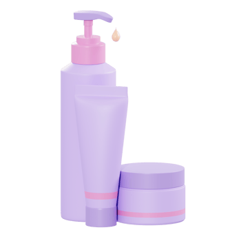 3d illustration body care object png