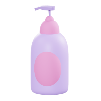 3d illustration body lotion object png