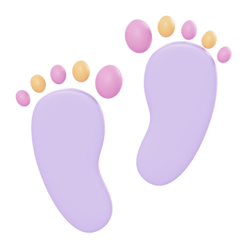 3d illustration foot reflexology object png