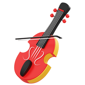 3d illustration cello object png
