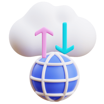 Cloud Data Transfer png