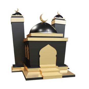 3d illustration ramadan mosque object png