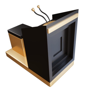 3d illustration ramadan speech podium object png