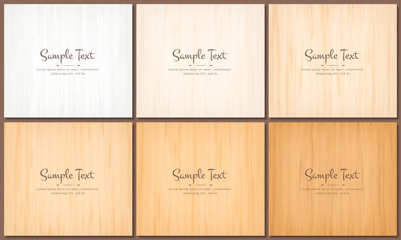Vector Illustration beauty Wood Wall Floor Texture Pattern Background collection set