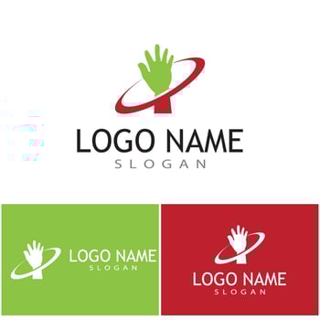 Hand Care Logo Template vector icon Business