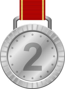 Winner medal clipart design illustration png