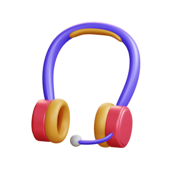 3d icon illustration headphone png