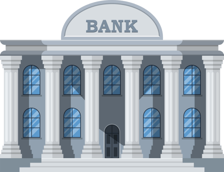 Bank clipart design illustration png