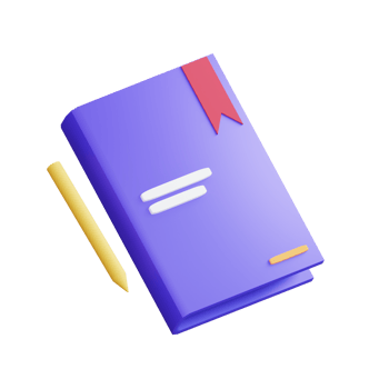 3d icon illustration notebook png