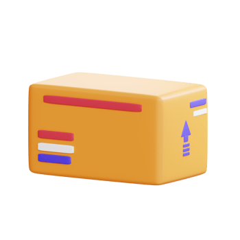3d icon illustration delivery box png