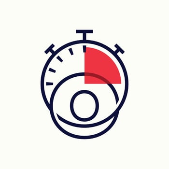 Speed Alphabet O Logo vector
