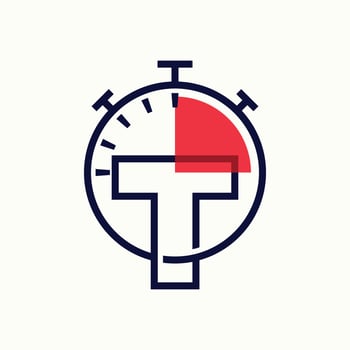 Speed Alphabet T Logo vector