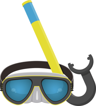 Sea beach element clipart design illustration png