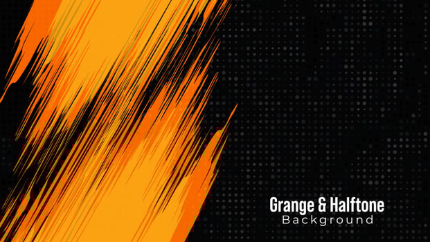 Grunge halftone abstract pattern vector background