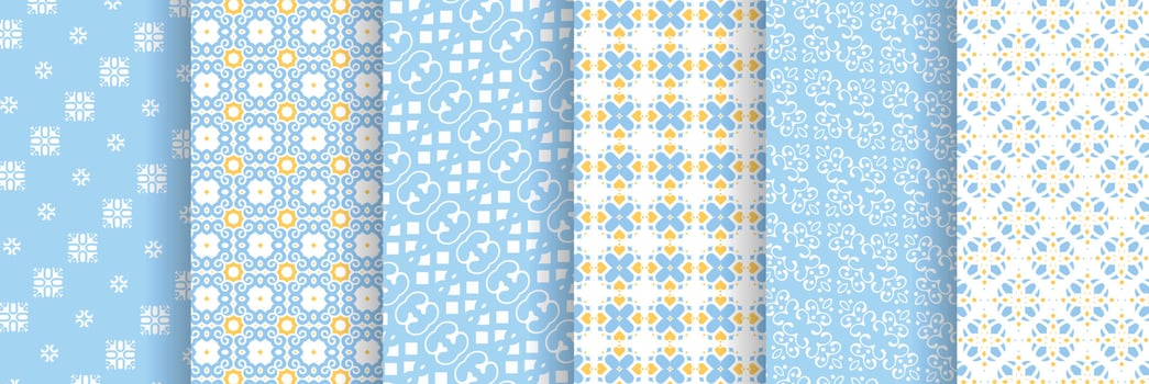 pastel color seamless pattern collection vector
