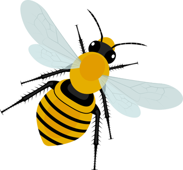 Bee tree hive clipart design illustration png