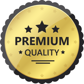 Premium quality golden emblem clipart design illustration png