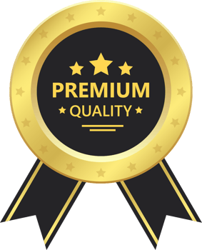 Premium quality golden emblem clipart design illustration png