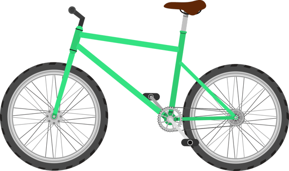 Bicycle clipart design illustration png