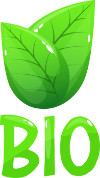Bio emblem clipart design illustration png