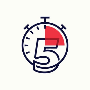 Speed Number 5 LogoSpeed Alphabet LogoSpeed Alphabet Logo vector