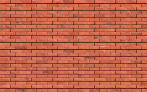 Beautiful brown block brick wall seamless pattern texture background vector