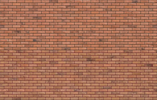 Beautiful brown block brick wall seamless pattern texture background vector
