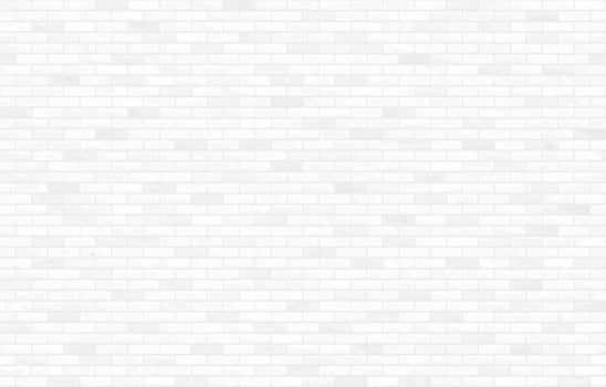 White and gray block brick wall seamless pattern texture background vector