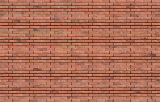 Beautiful brown block brick wall seamless pattern texture background vector