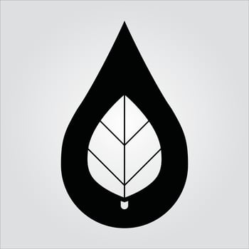 Isolated Water Drop EPS 10 Free Vector Graphic