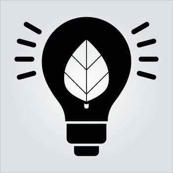 Isolated Bulb EPS 10 Free Vector Graphic