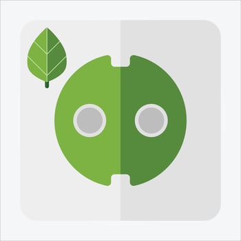 Isolated Socket Type F EPS 10 Vector Graphic