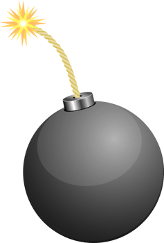 Bomb clipart design illustraiton png