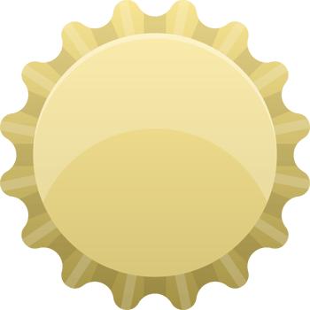 Bottle cap clipart design illustration png