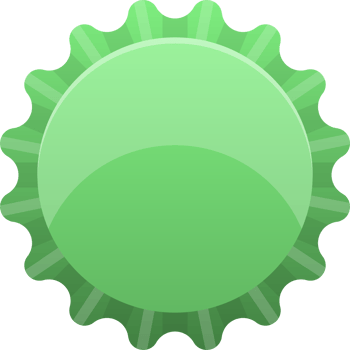 Bottle cap clipart design illustration png