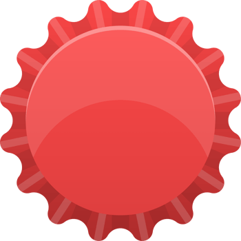 Bottle cap clipart design illustration png