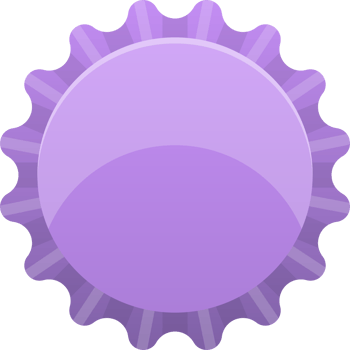 Bottle cap clipart design illustration png