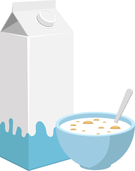 Bowl of cereal clipart design illustration png