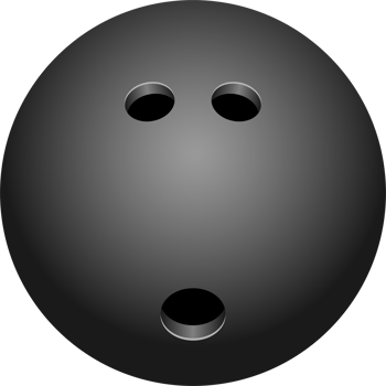 Bowling elements clipart design illustration png