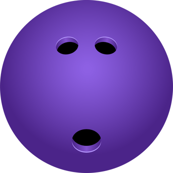 Bowling elements clipart design illustration png