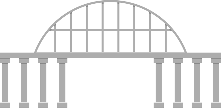 Bridge clipart design illustration png
