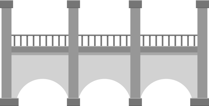 Bridge clipart design illustration png