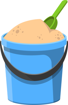 Bucket clipart design illustration png