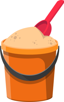 Bucket clipart design illustration png