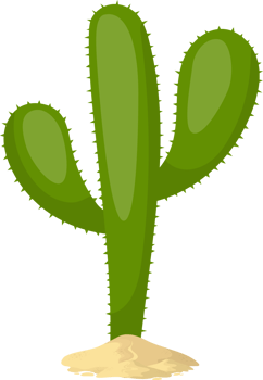 Cactus clipart design illustration png